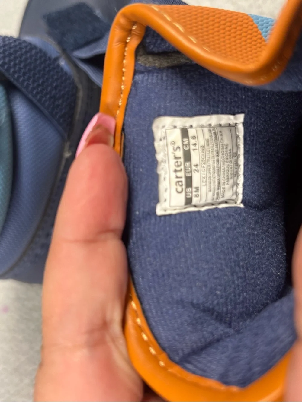 Carters water resistant